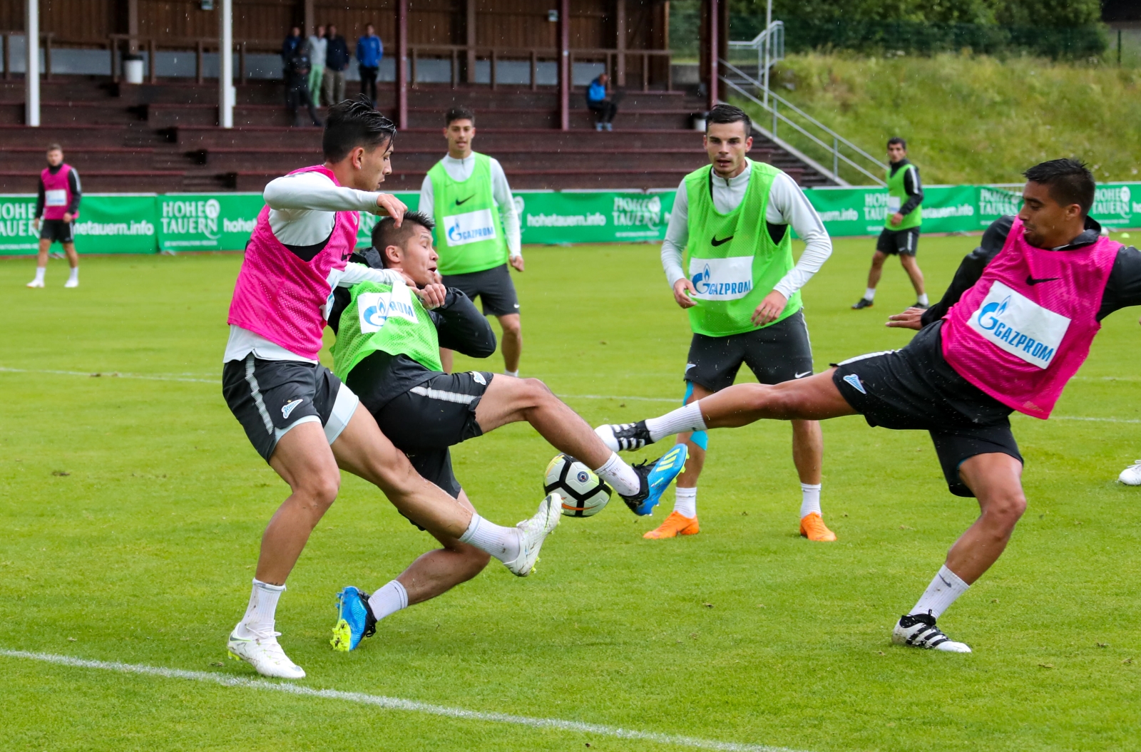 «Газпром» — тренировочные сборы в Австрии: 27 июня, вечерняя тренировка