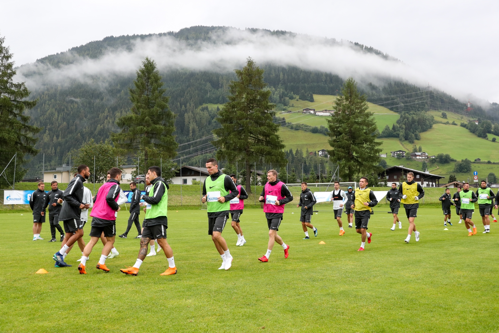 «Газпром» — тренировочные сборы в Австрии: 28 июня, утренняя тренировка