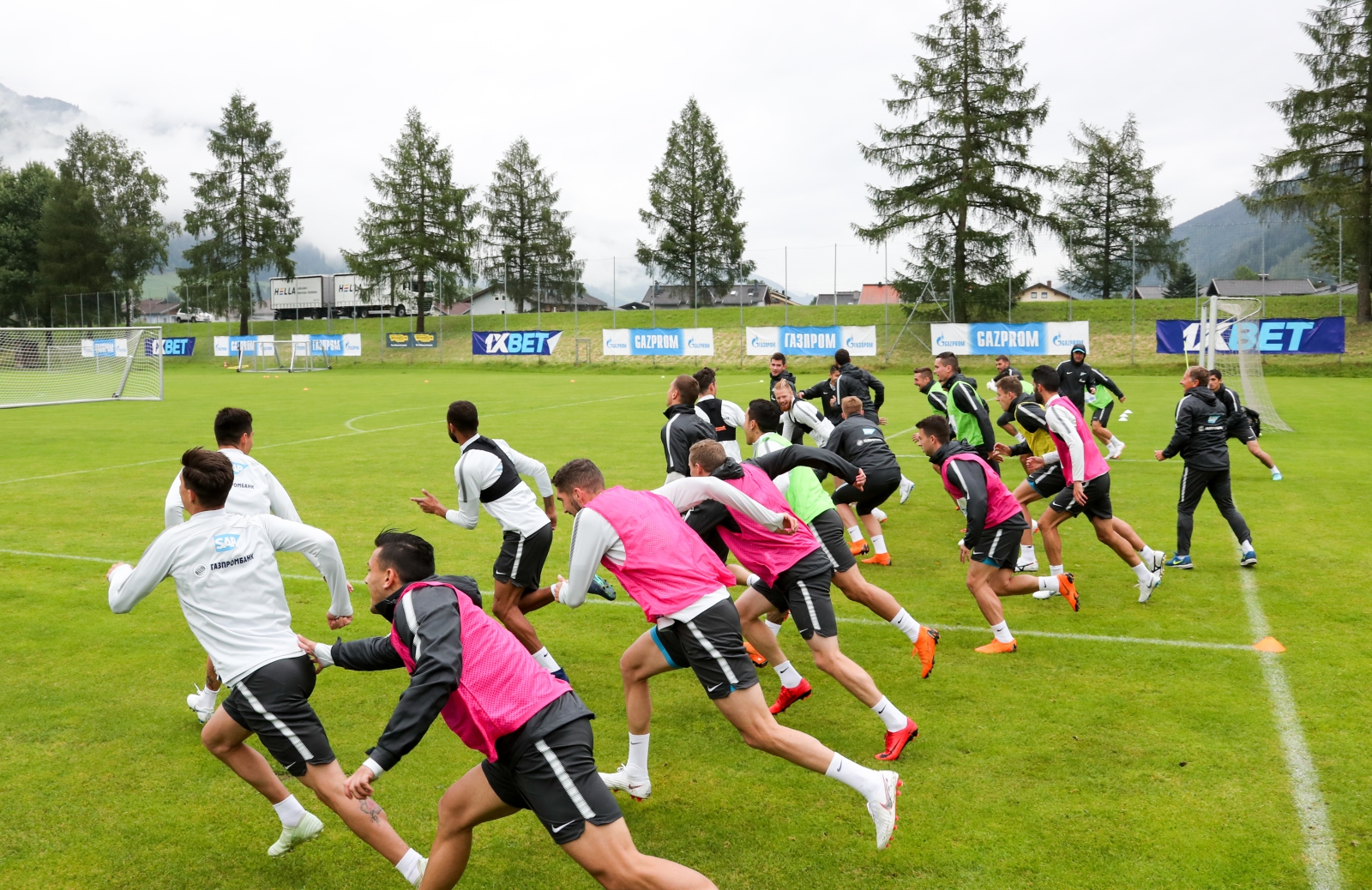 «Газпром» — тренировочные сборы в Австрии: 28 июня, утренняя тренировка