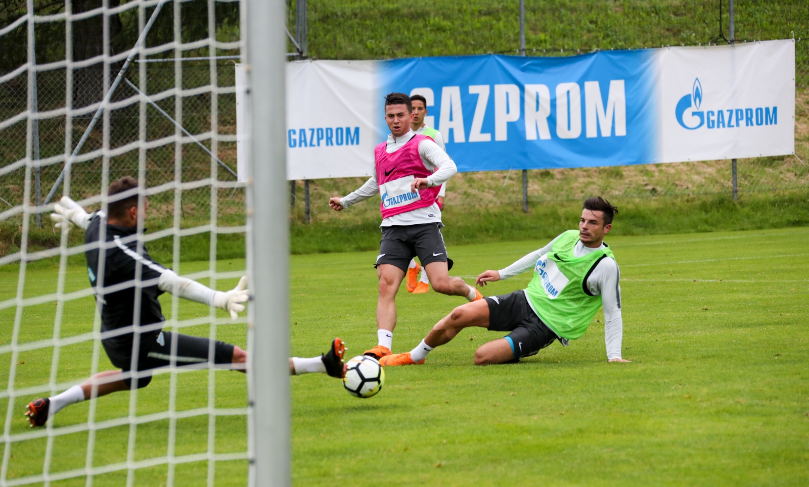 «Газпром» — тренировочные сборы в Австрии: 28 июня, утренняя тренировка