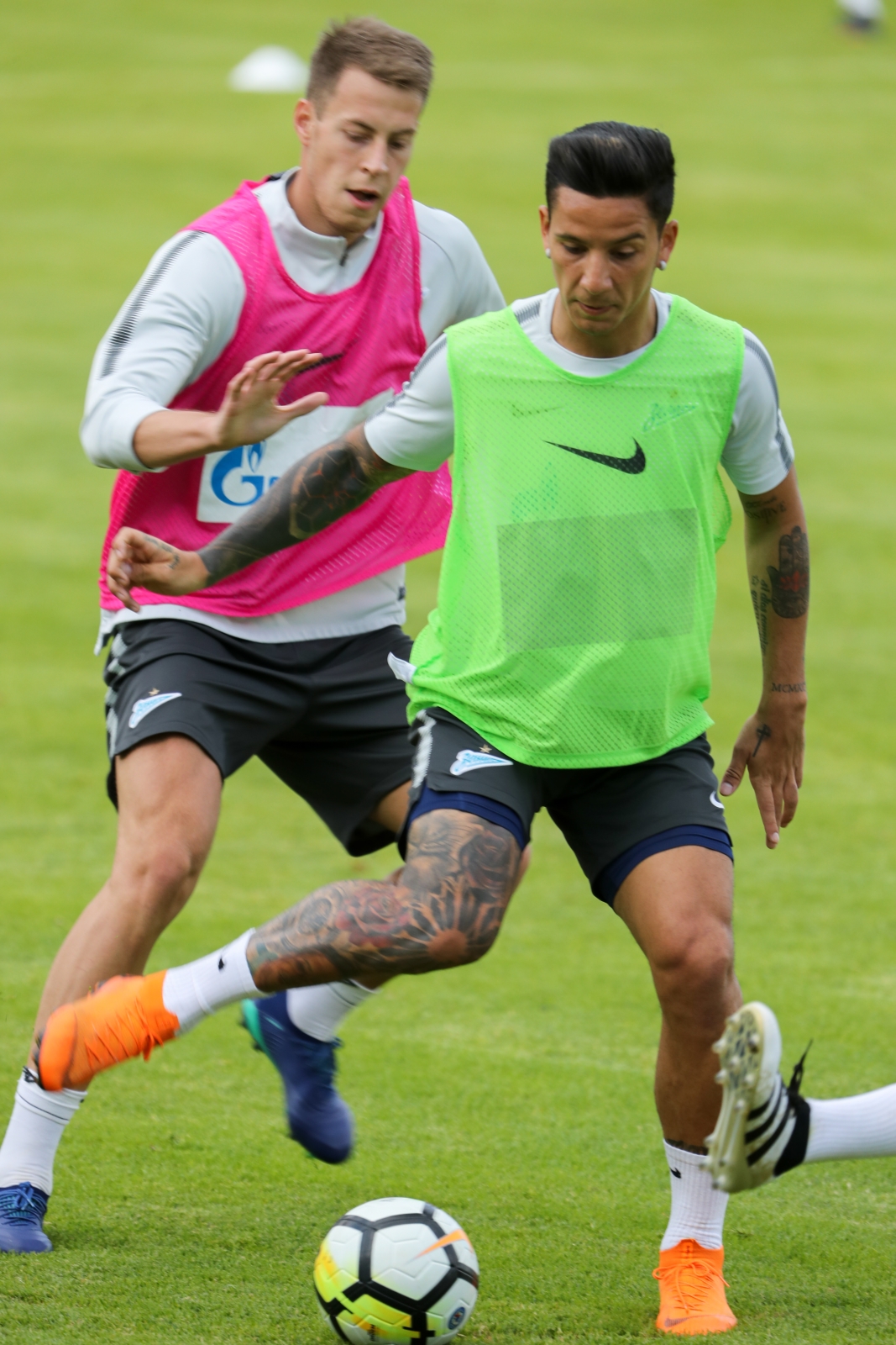 «Газпром» — тренировочные сборы в Австрии: 26 июня, вечерняя тренировка