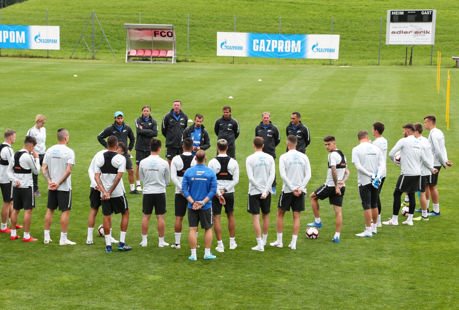 Вторые «Газпром» — тренировочные сборы в Австрии: тренировка 3 июля