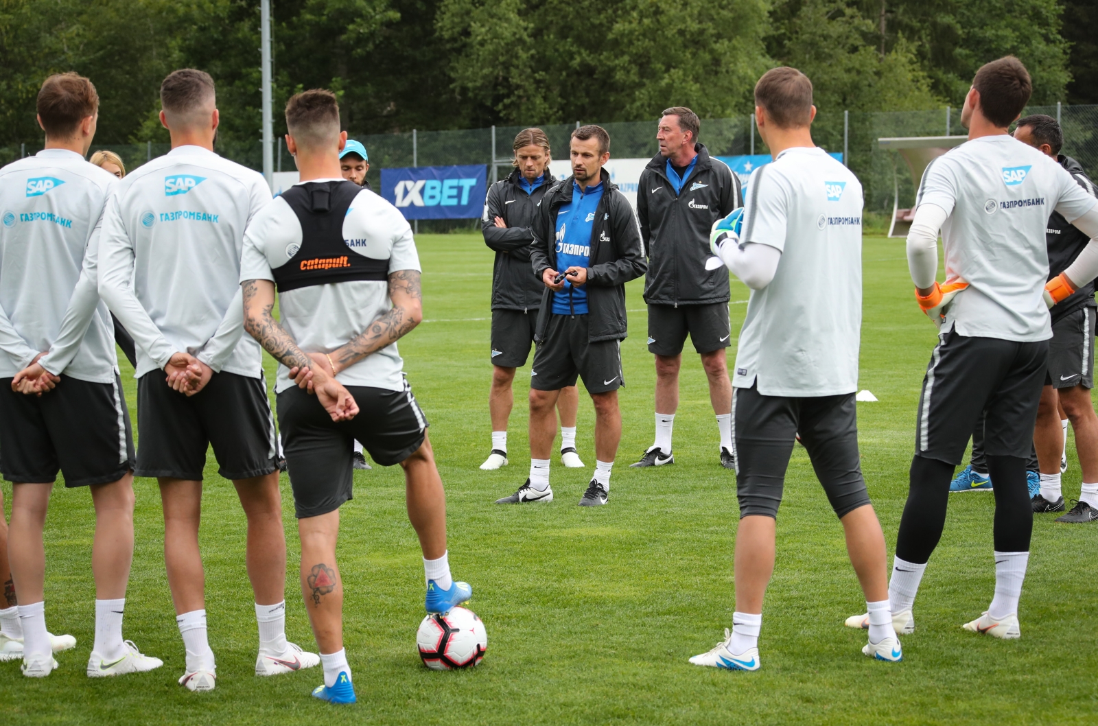 Вторые «Газпром» — тренировочные сборы в Австрии: тренировка 3 июля