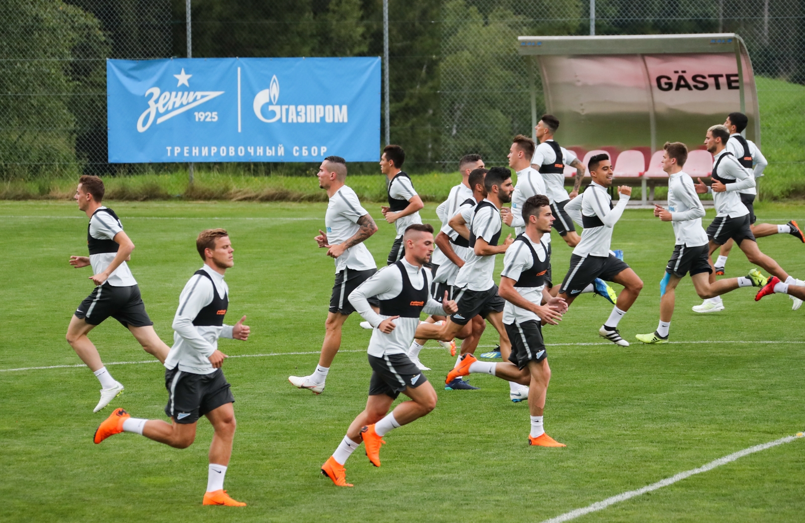Вторые «Газпром» — тренировочные сборы в Австрии: тренировка 3 июля