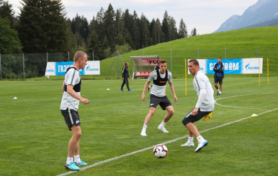 Вторые «Газпром» — тренировочные сборы в Австрии: тренировка 3 июля