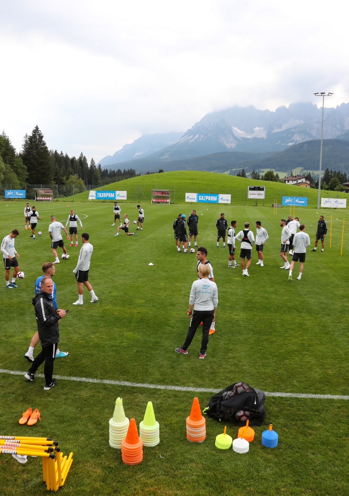 Вторые «Газпром» — тренировочные сборы в Австрии: тренировка 3 июля