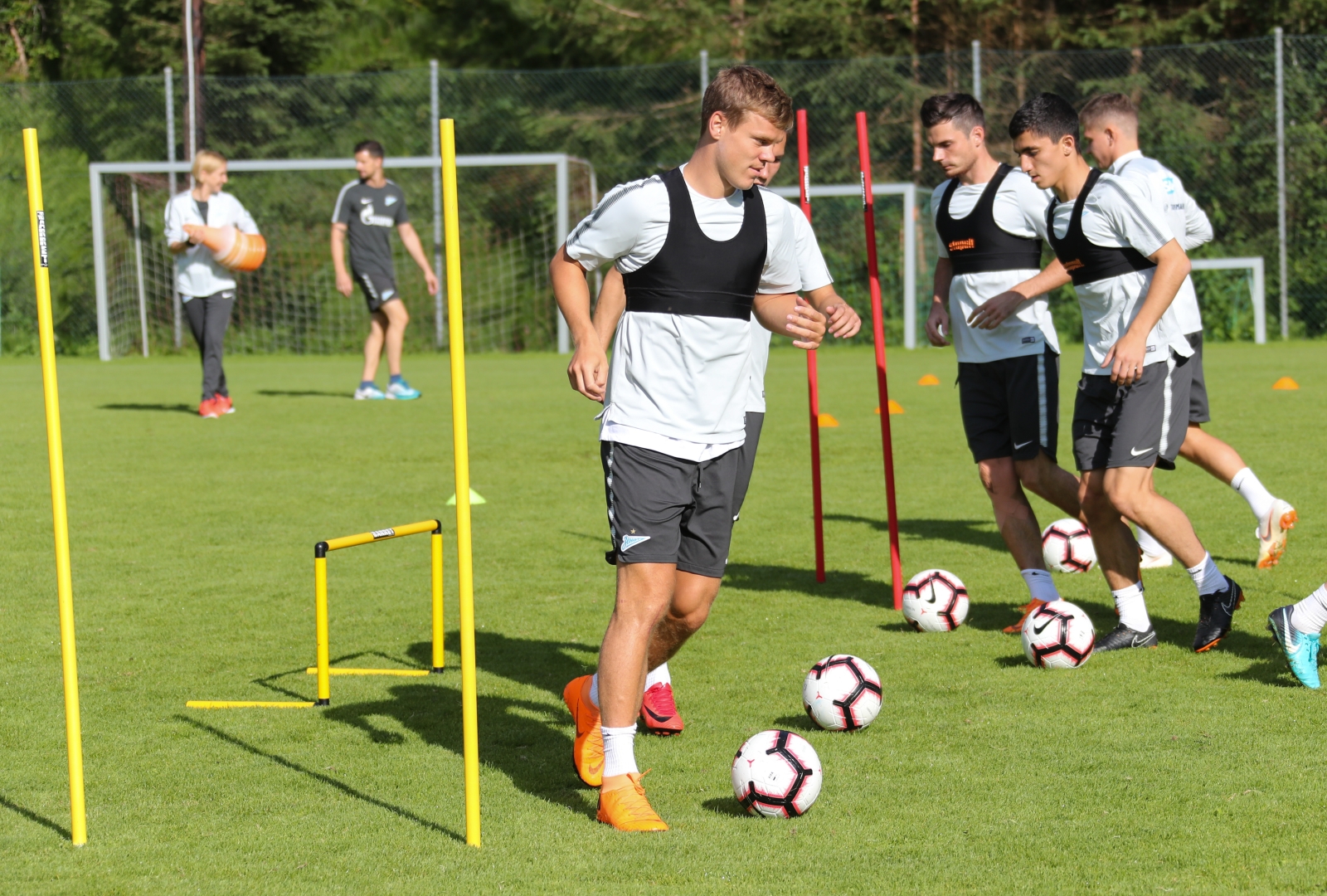 Вторые «Газпром» — тренировочные сборы в Австрии: вечерняя тренировка 7 июля