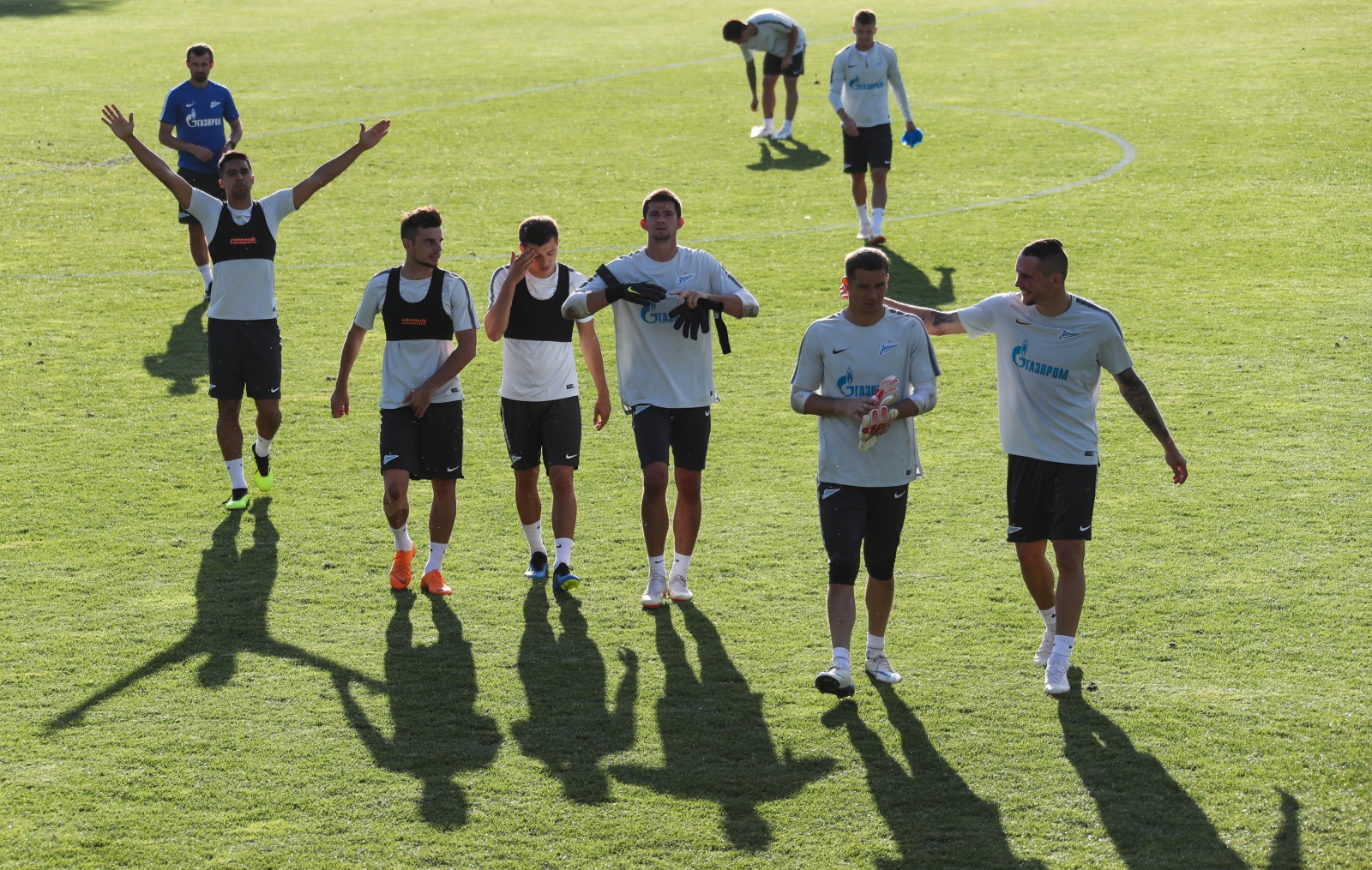 Вторые «Газпром» — тренировочные сборы в Австрии: вечерняя тренировка 7 июля