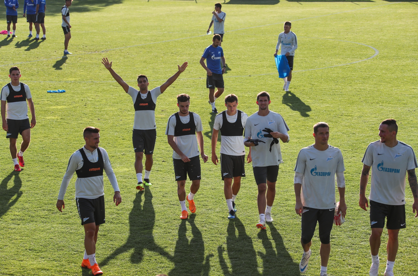 Вторые «Газпром» — тренировочные сборы в Австрии: вечерняя тренировка 7 июля