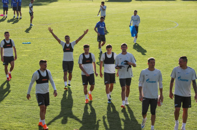 Вторые «Газпром» — тренировочные сборы в Австрии: вечерняя тренировка 7 июля