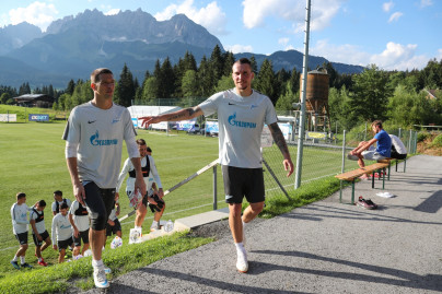 Вторые «Газпром» — тренировочные сборы в Австрии: вечерняя тренировка 7 июля