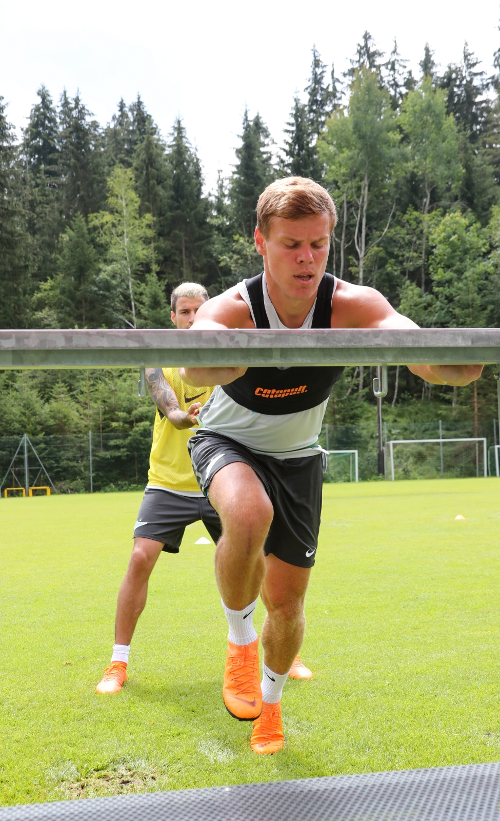 Вторые «Газпром» — тренировочные сборы в Австрии: вечерняя тренировка 8 июля