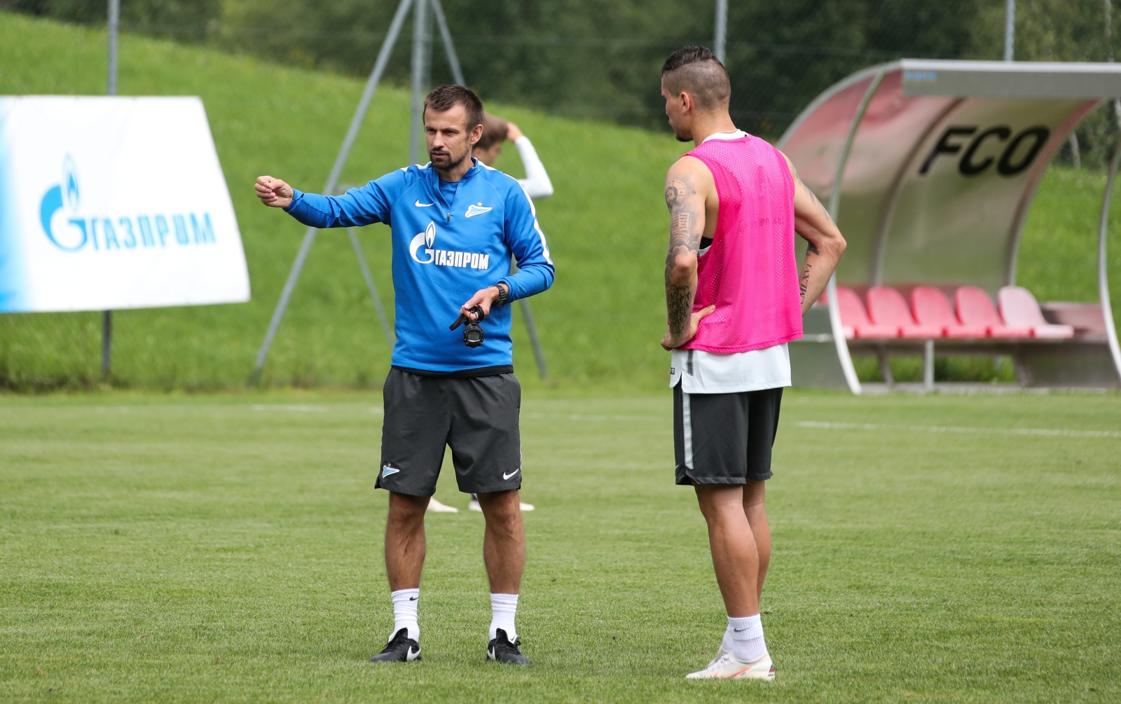 Вторые «Газпром» — тренировочные сборы в Австрии: вечерняя тренировка 8 июля