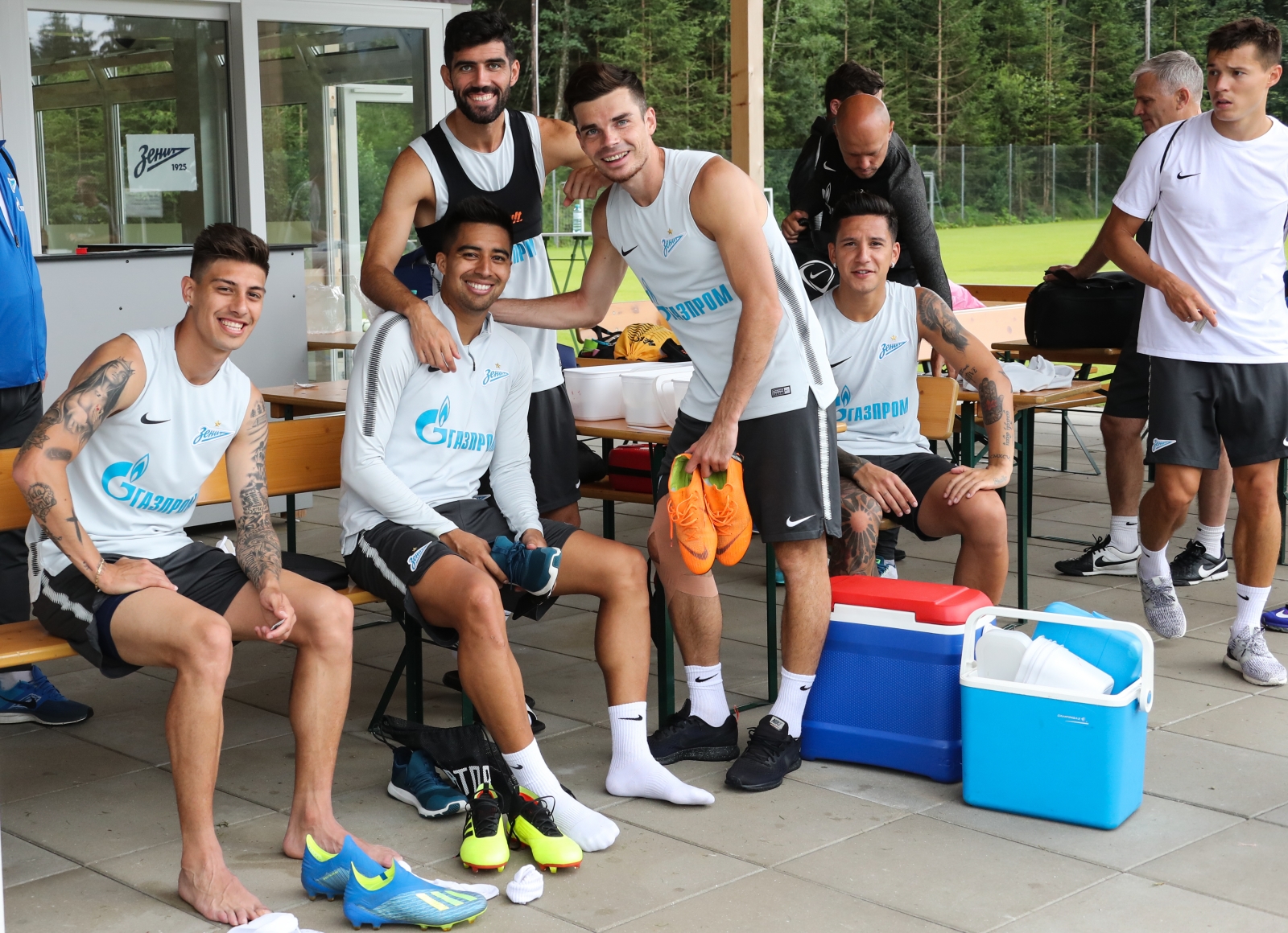 Вторые «Газпром» — тренировочные сборы в Австрии: вечерняя тренировка 8 июля