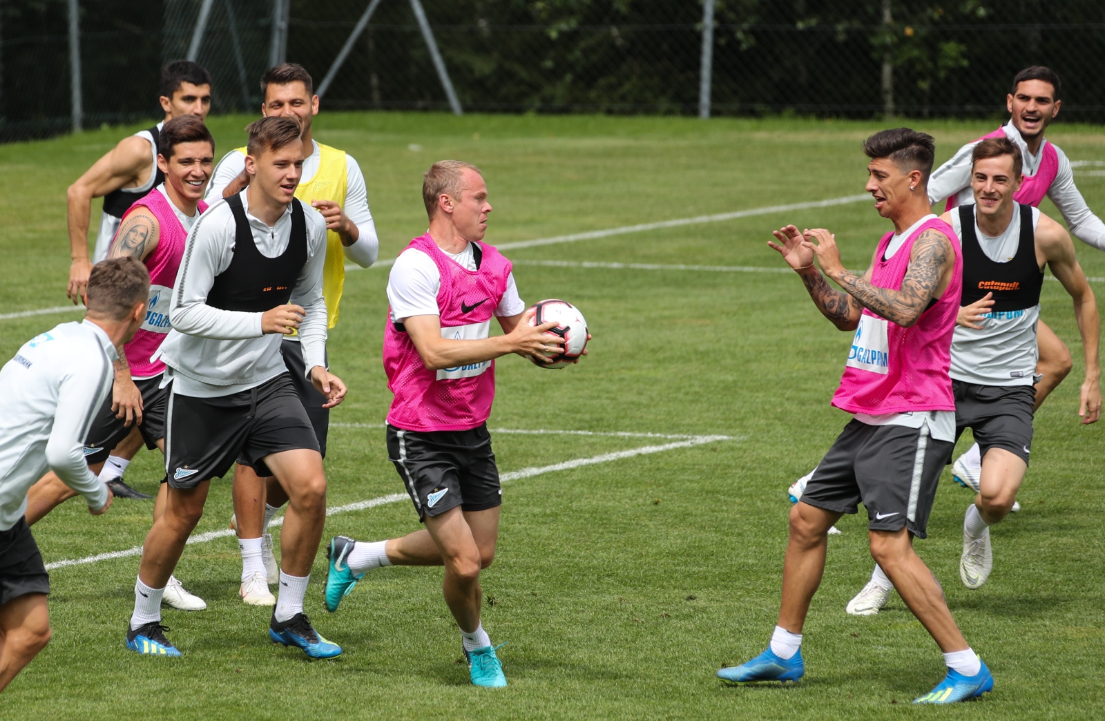 Вторые «Газпром» — тренировочные сборы в Австрии: вечерняя тренировка 8 июля