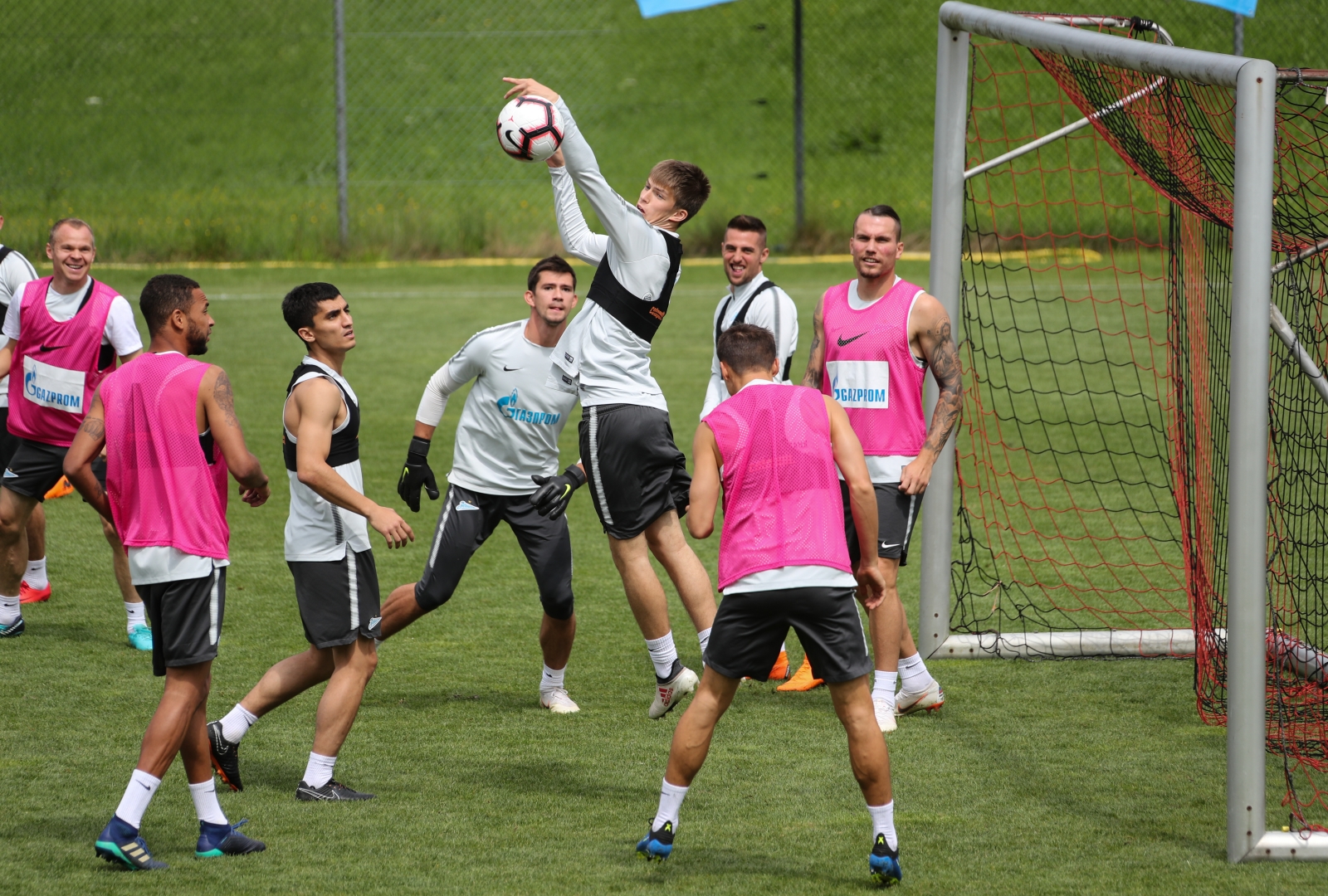 Вторые «Газпром» — тренировочные сборы в Австрии: вечерняя тренировка 8 июля