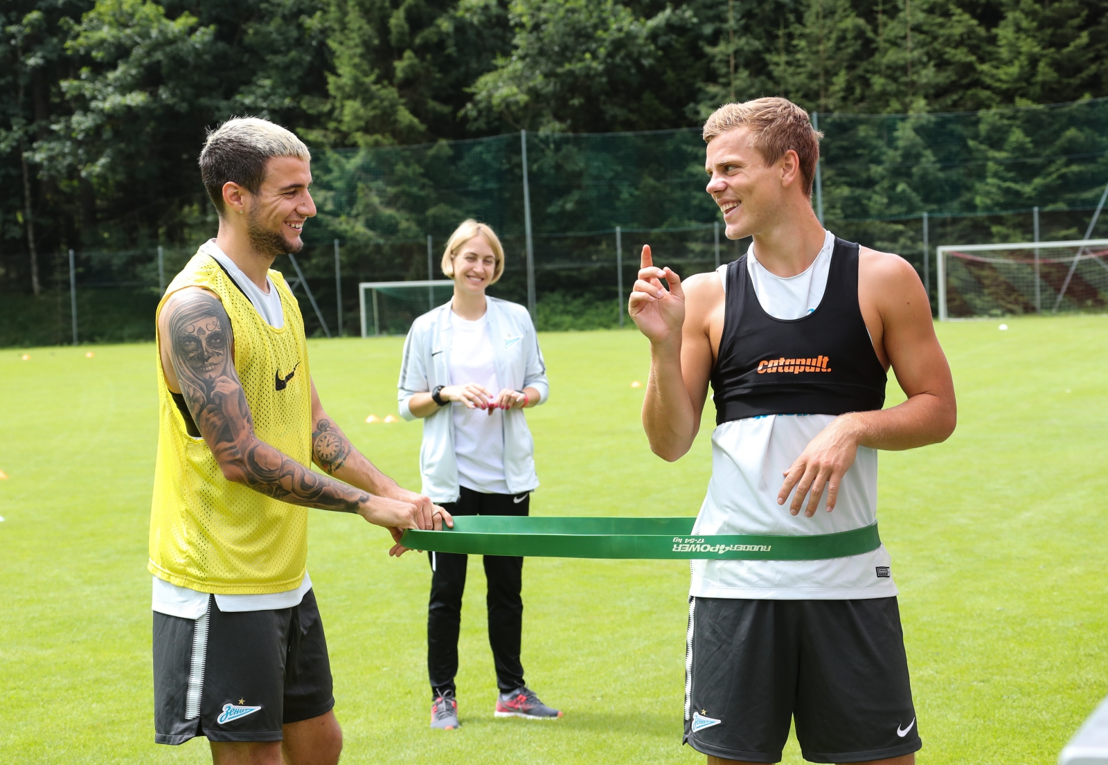 Вторые «Газпром» — тренировочные сборы в Австрии: вечерняя тренировка 8 июля