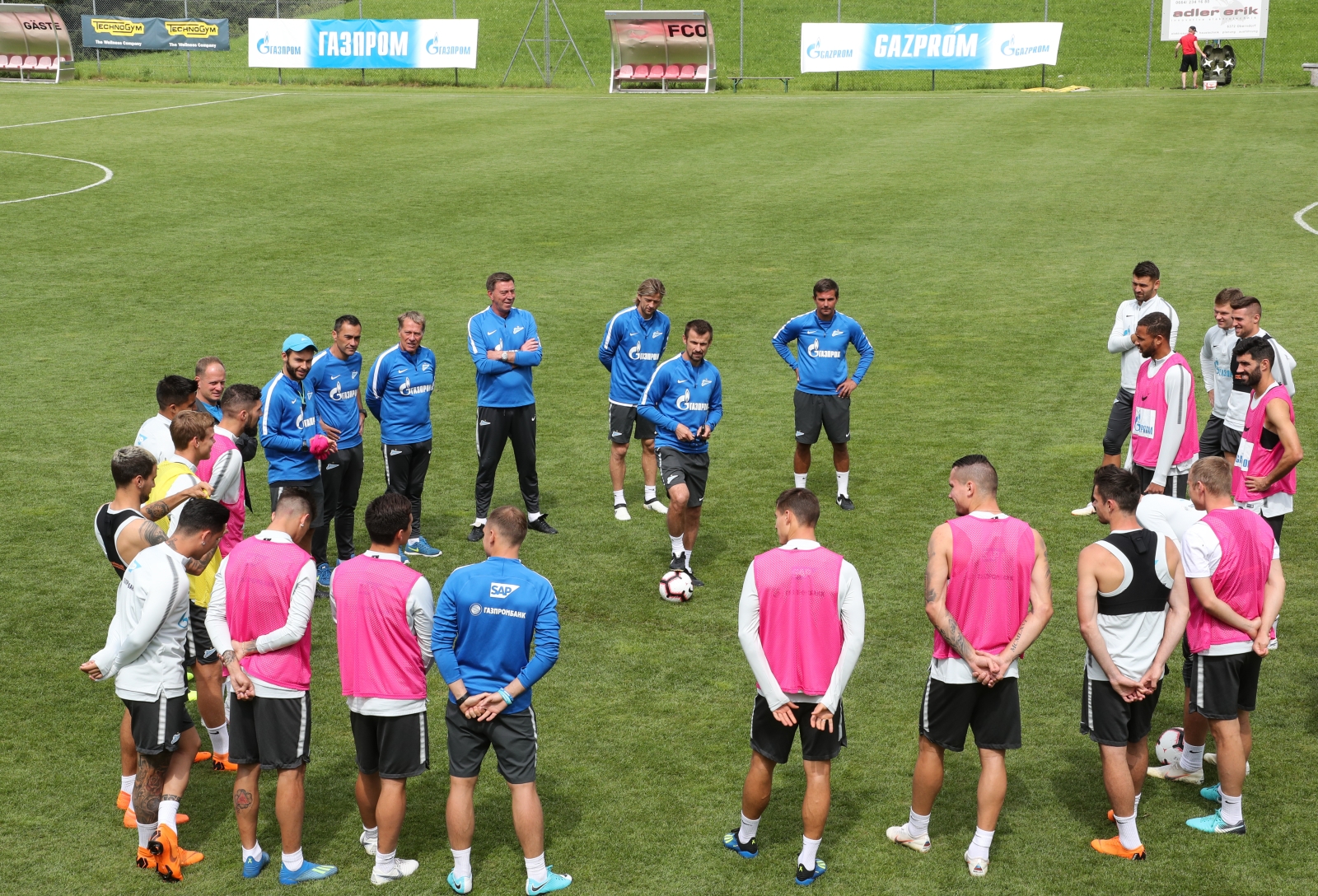 Вторые «Газпром» — тренировочные сборы в Австрии: вечерняя тренировка 8 июля