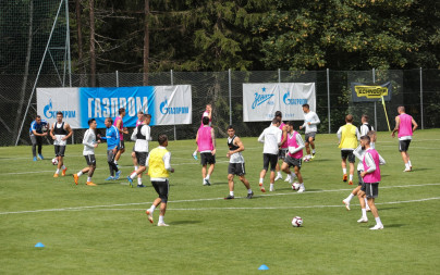 Вторые «Газпром» — тренировочные сборы в Австрии: вечерняя тренировка 8 июля