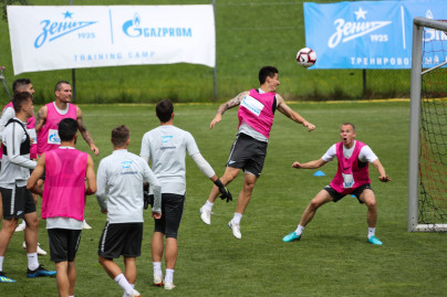 Вторые «Газпром» — тренировочные сборы в Австрии: вечерняя тренировка 8 июля