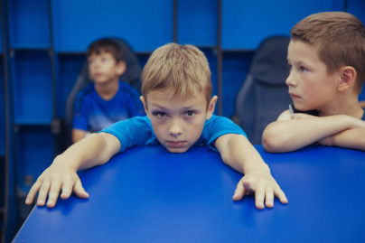 Академия ФК «Зенит» на экскурсии на стадионе «Петровский»