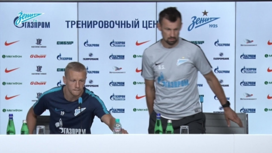 Брифинг Сергея Семака и Игоря Смольникова перед матчем с «Арсеналом» 