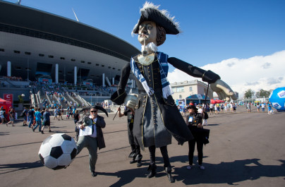 Фан-променад на матче «Зенит» — «Арсенал»