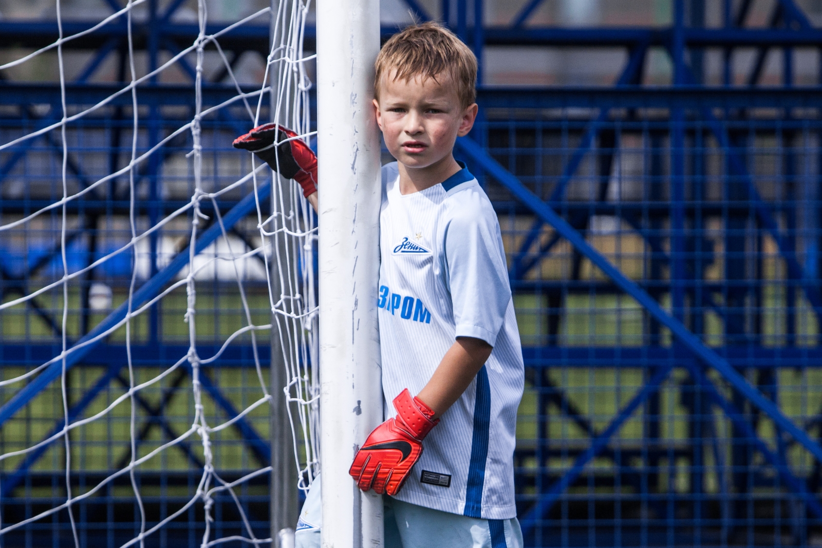 «Большой фестиваль футбола»: тренировка детей из тренировочного лагеря Академии