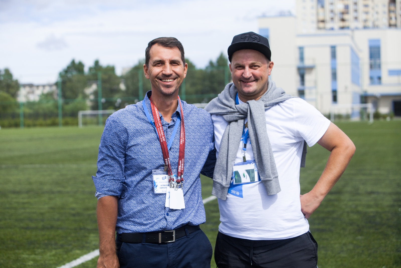 «Большой фестиваль футбола»: тренировка детей из тренировочного лагеря Академии