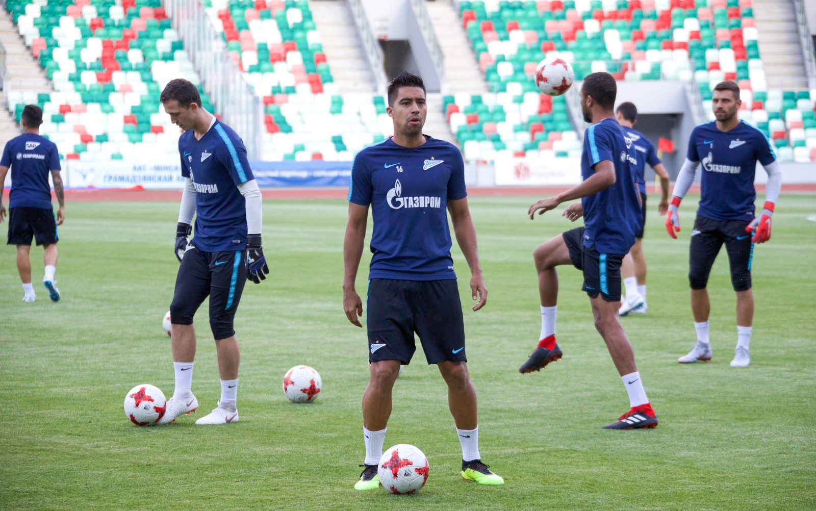 Открытая тренировка «Зенита» перед матчем с «Динамо» (Минск)