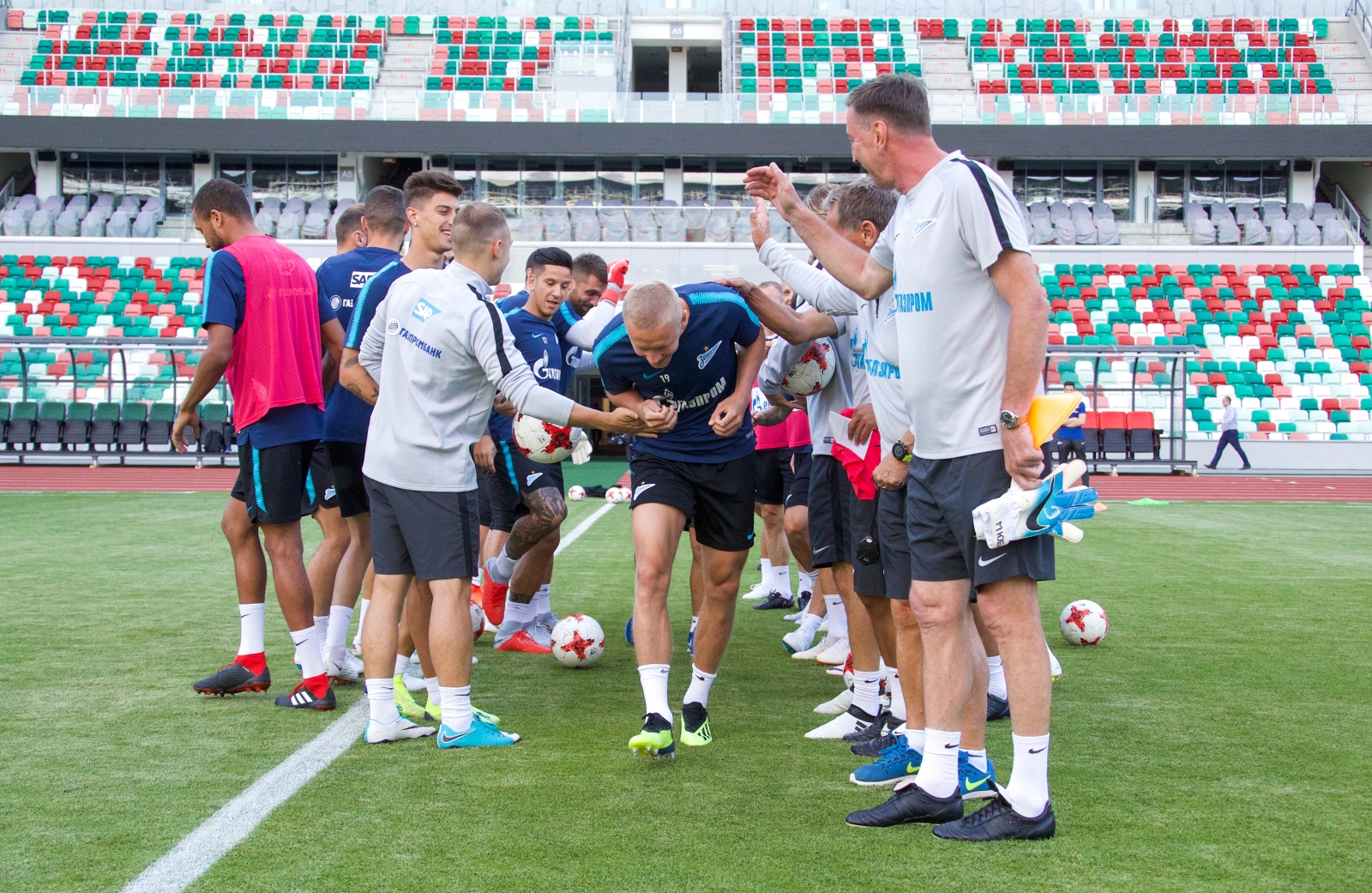 Открытая тренировка «Зенита» перед матчем с «Динамо» (Минск)