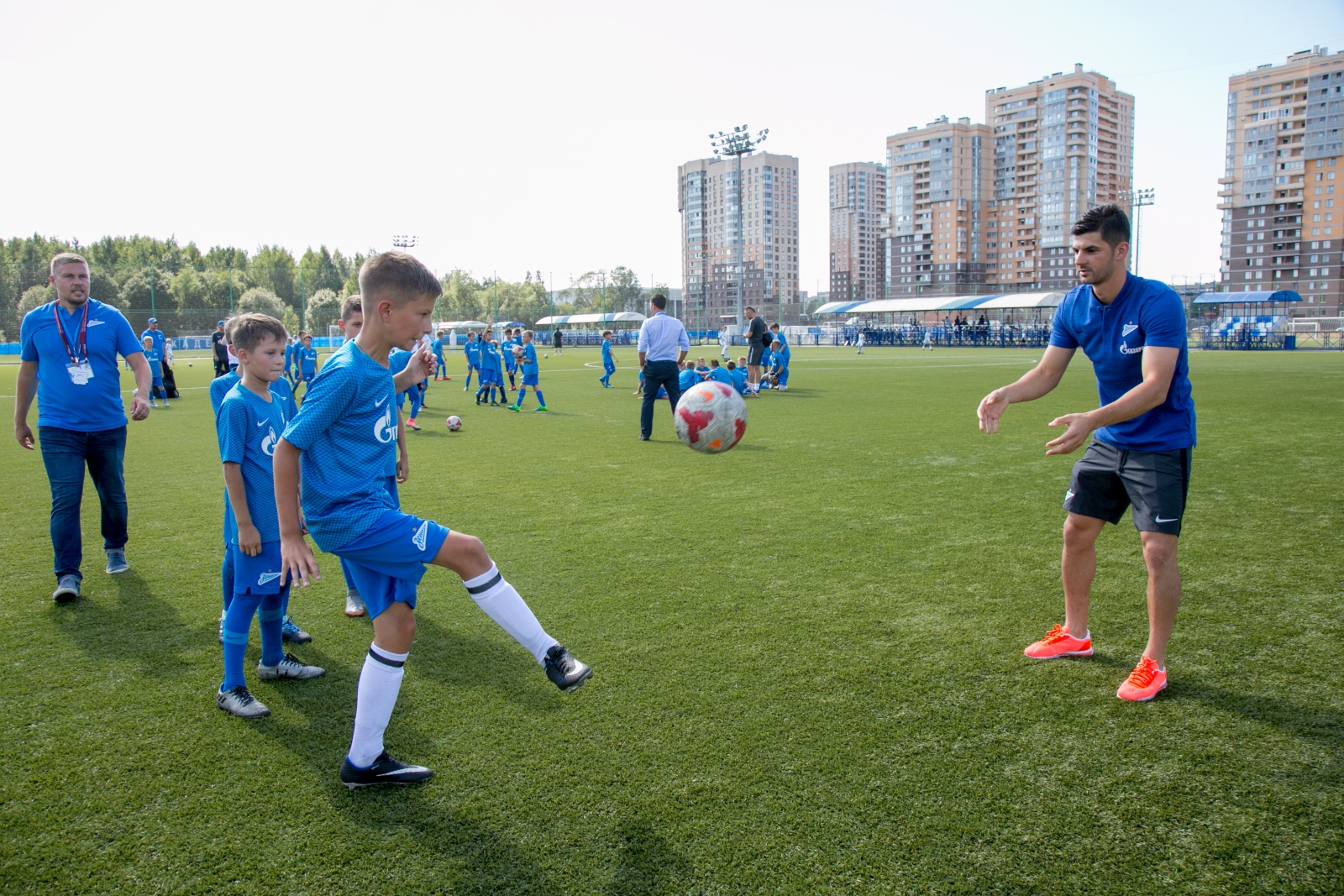Мастер-класс Дениса Терентьева, защитника «Зенита»