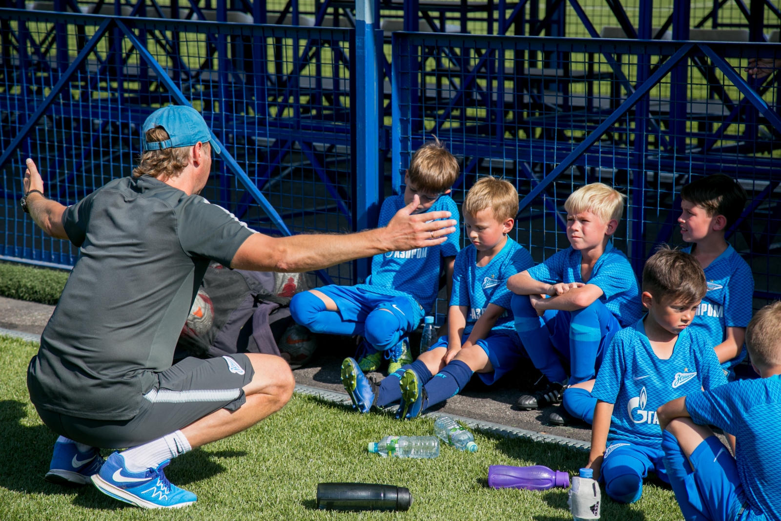 Товарищеские матчи детей из тренировочного лагеря «Газпром»-академии и команд академии «Зенита»