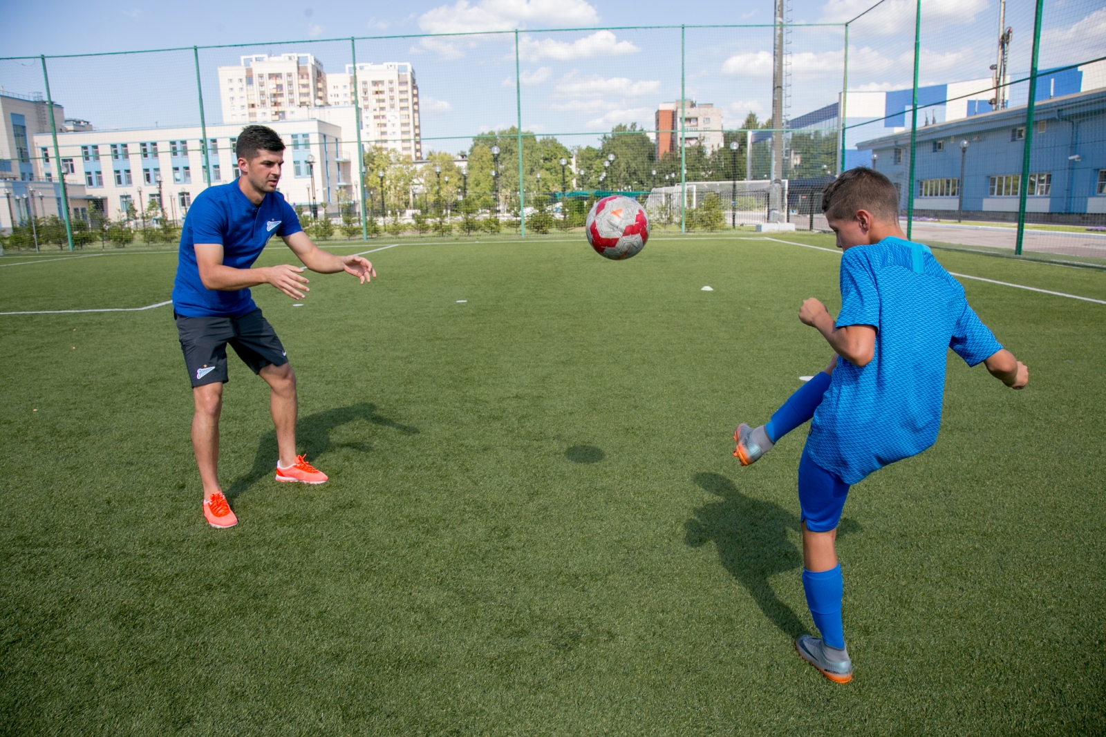 Мастер-класс Дениса Терентьева, защитника «Зенита»