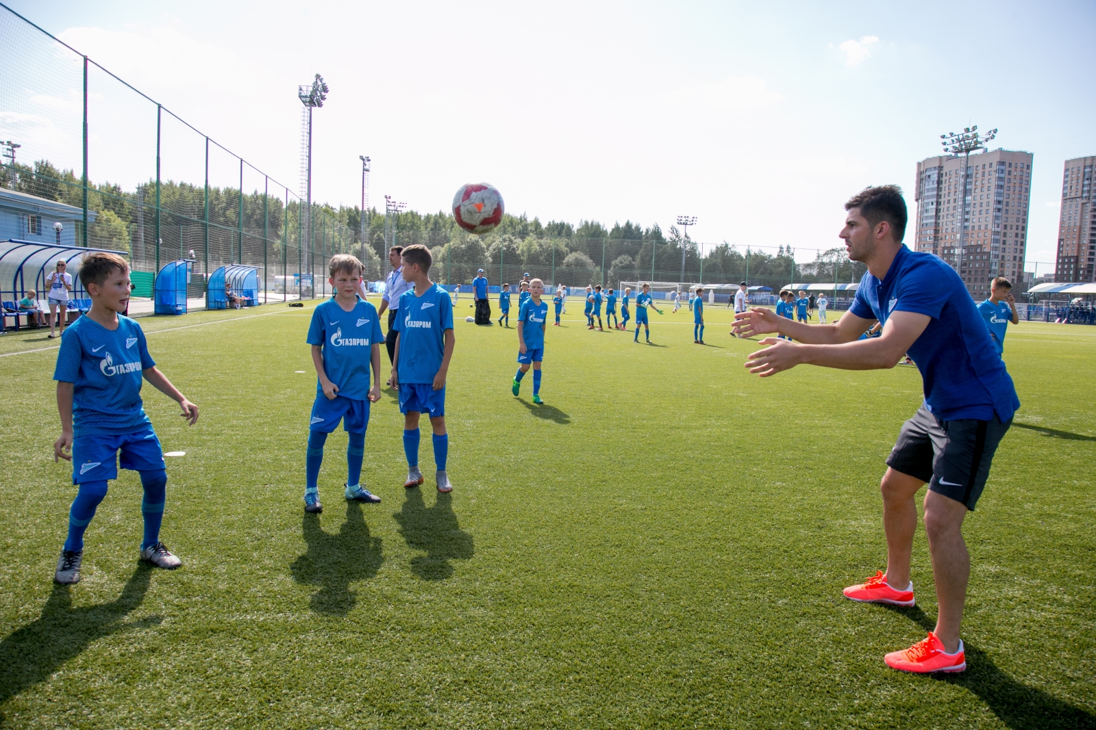 Мастер-класс Дениса Терентьева, защитника «Зенита»