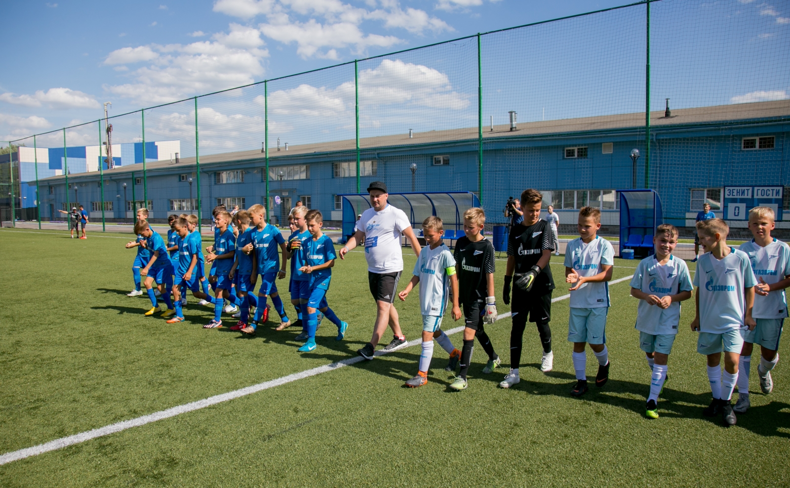 Товарищеские матчи детей из тренировочного лагеря «Газпром»-академии и команд академии «Зенита»
