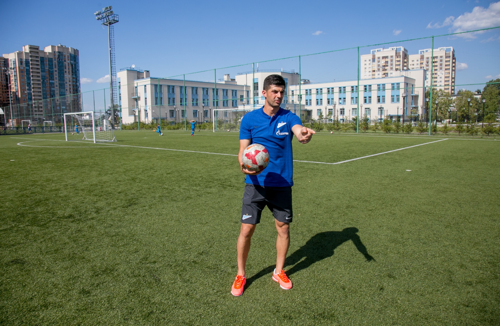 Мастер-класс Дениса Терентьева, защитника «Зенита»