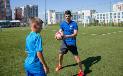 Мастер-класс Дениса Терентьева, защитника «Зенита»