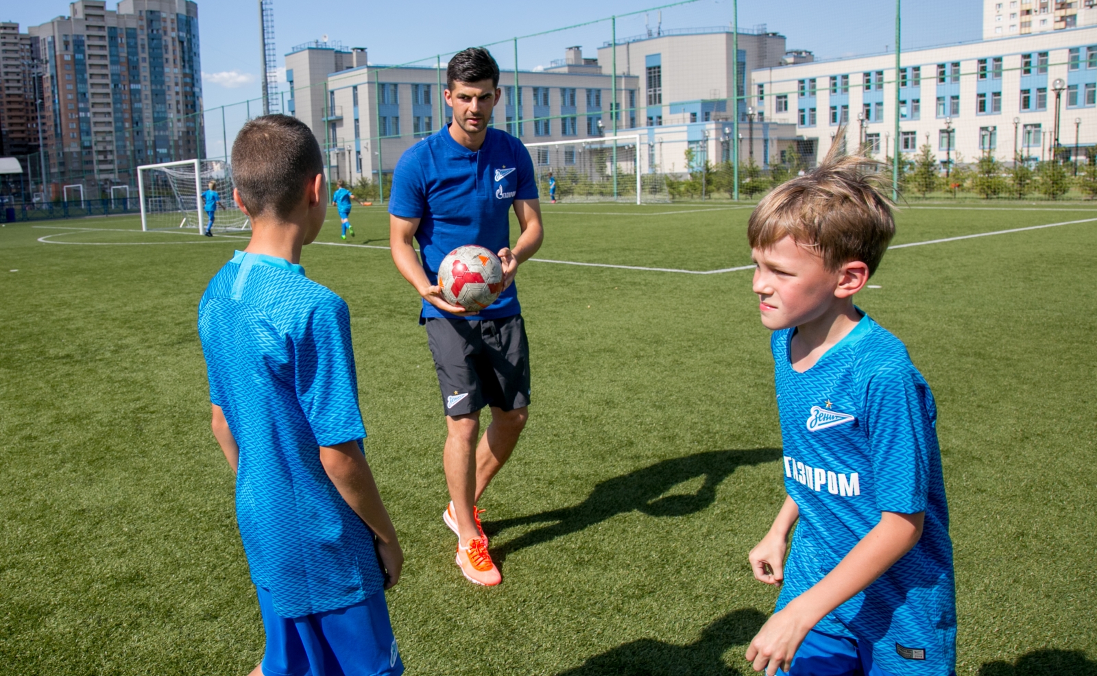 Мастер-класс Дениса Терентьева, защитника «Зенита»