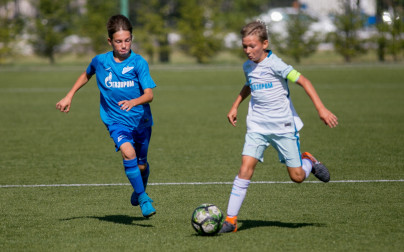 Товарищеские матчи детей из тренировочного лагеря «Газпром»-академии и команд академии «Зенита»