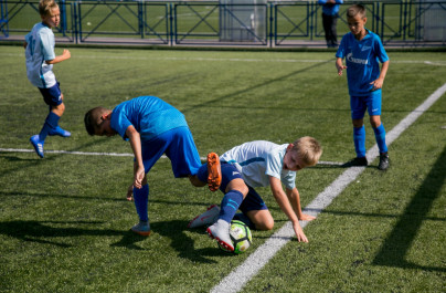 Товарищеские матчи детей из тренировочного лагеря «Газпром»-академии и команд академии «Зенита»