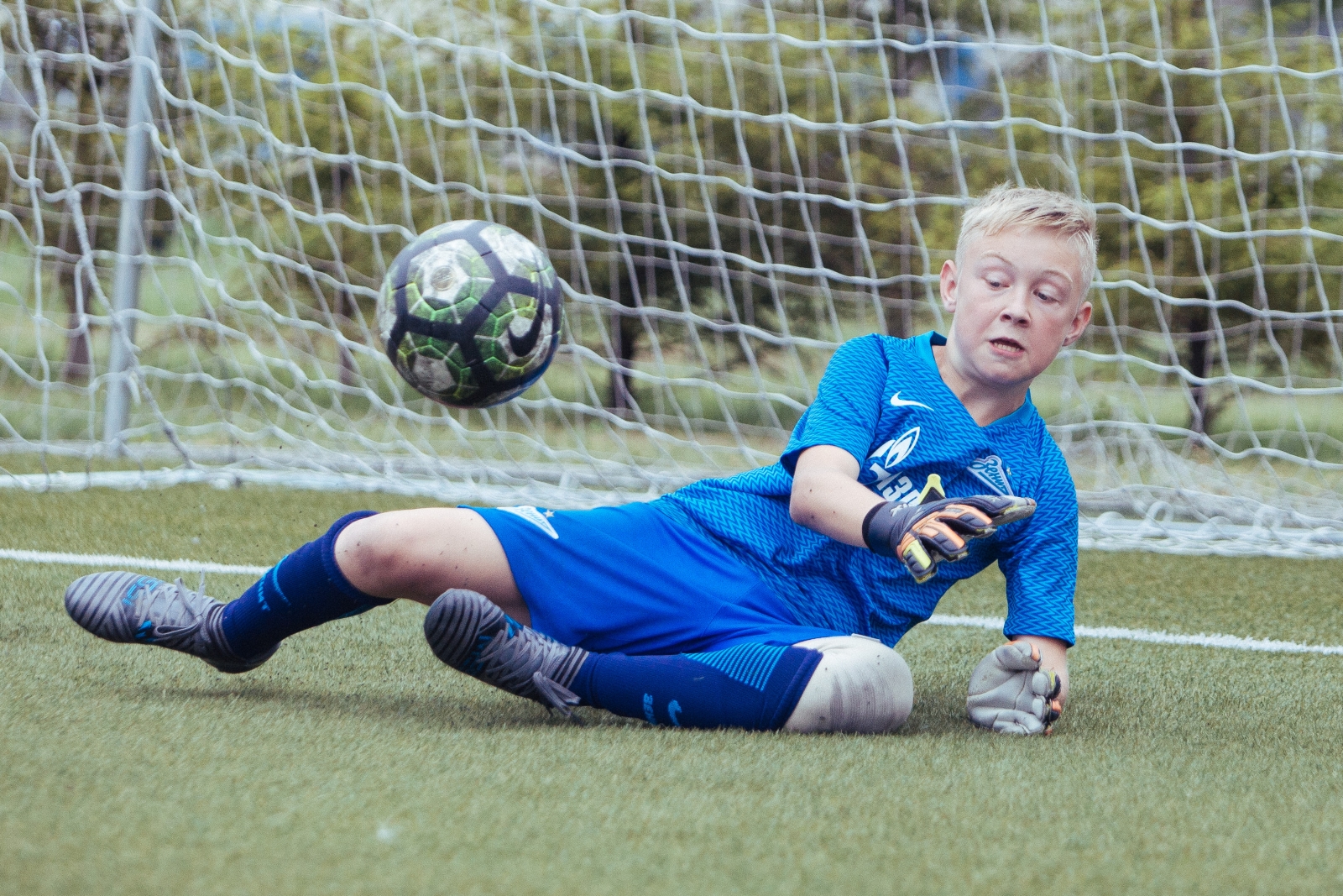 «Большой фестиваль футбола»: тренировка детей из тренировочного лагеря Академии, завершение тренировочных сборов
