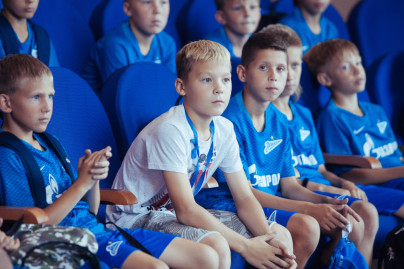 «Большой фестиваль футбола»: тренировка детей из тренировочного лагеря Академии, завершение тренировочных сборов