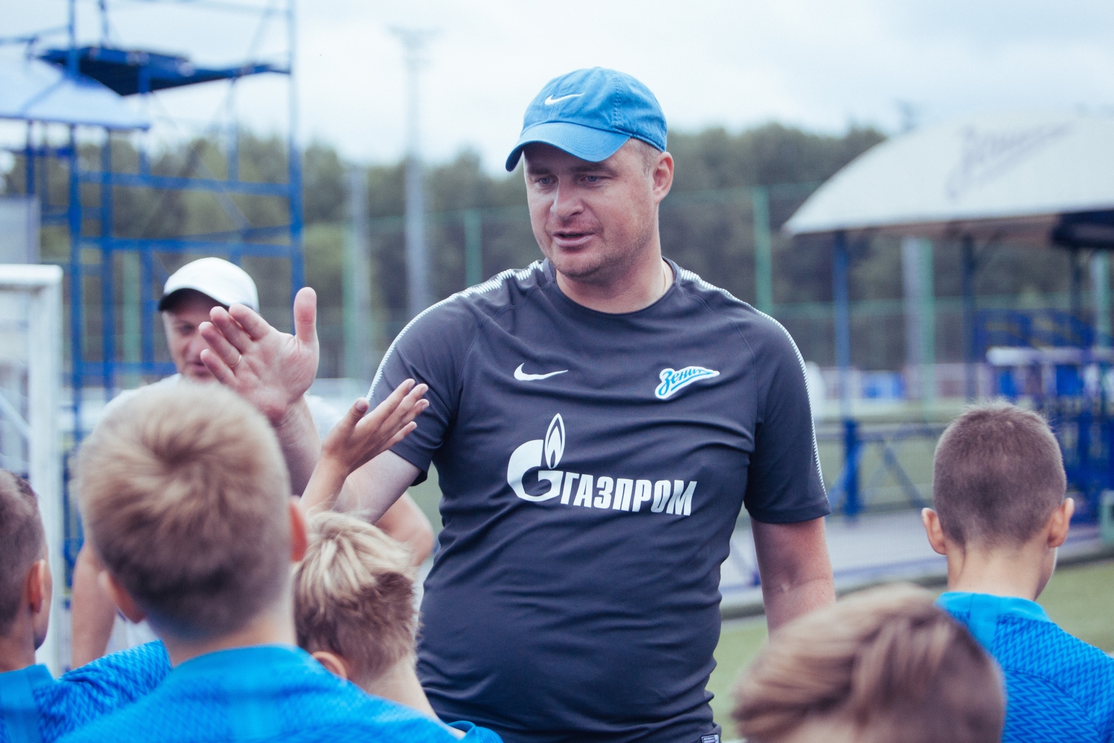 «Большой фестиваль футбола»: тренировка детей из тренировочного лагеря Академии, завершение тренировочных сборов