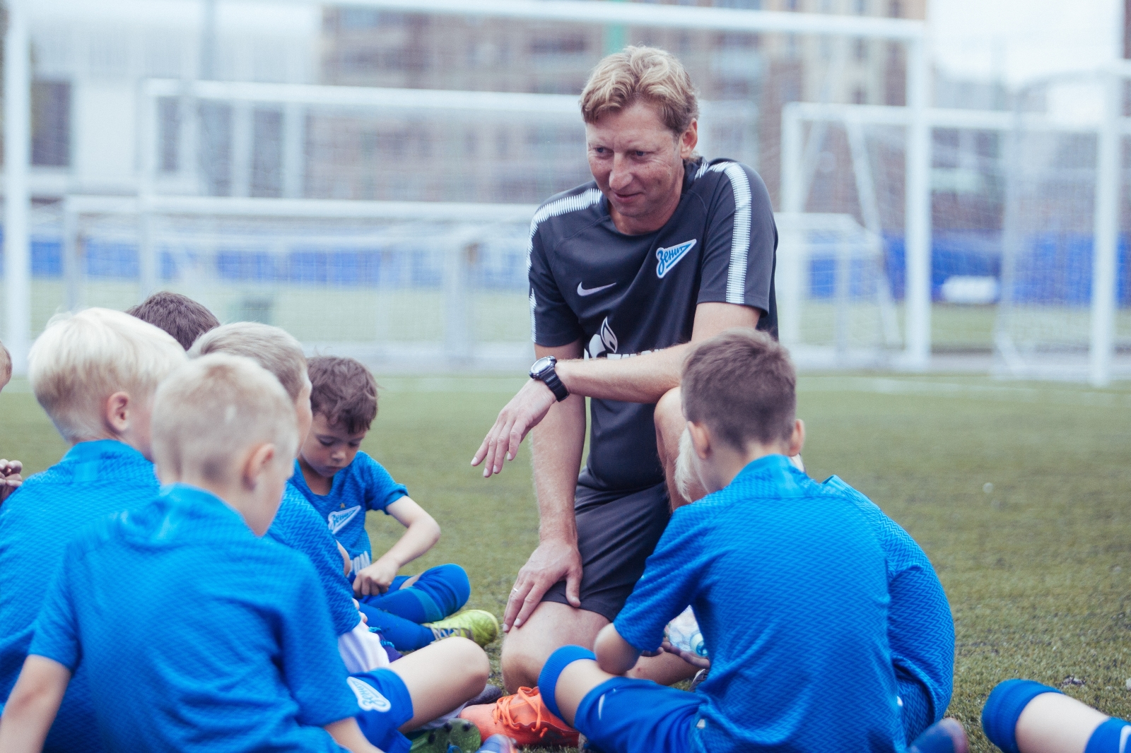 «Большой фестиваль футбола»: тренировка детей из тренировочного лагеря Академии, завершение тренировочных сборов