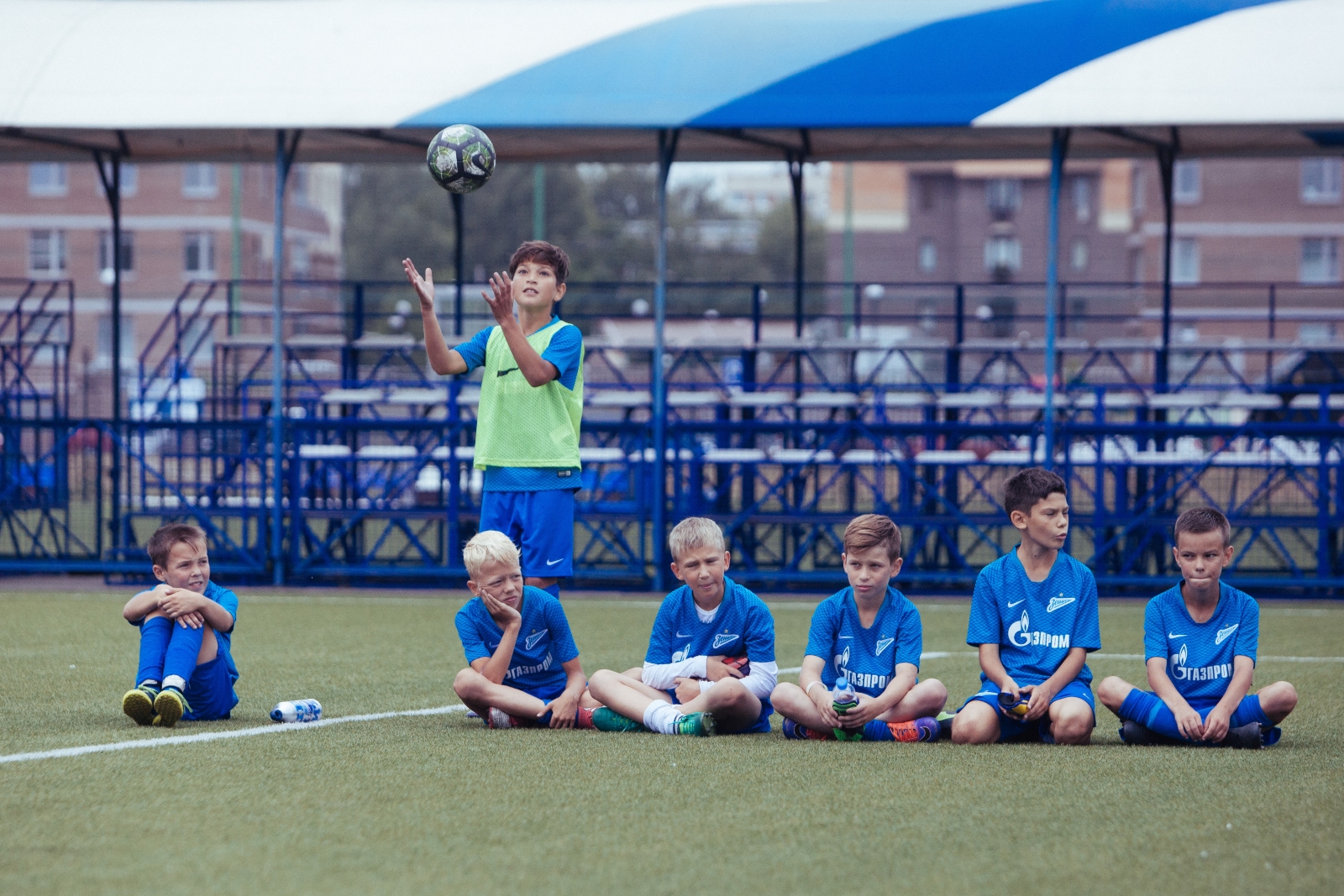 «Большой фестиваль футбола»: тренировка детей из тренировочного лагеря Академии, завершение тренировочных сборов