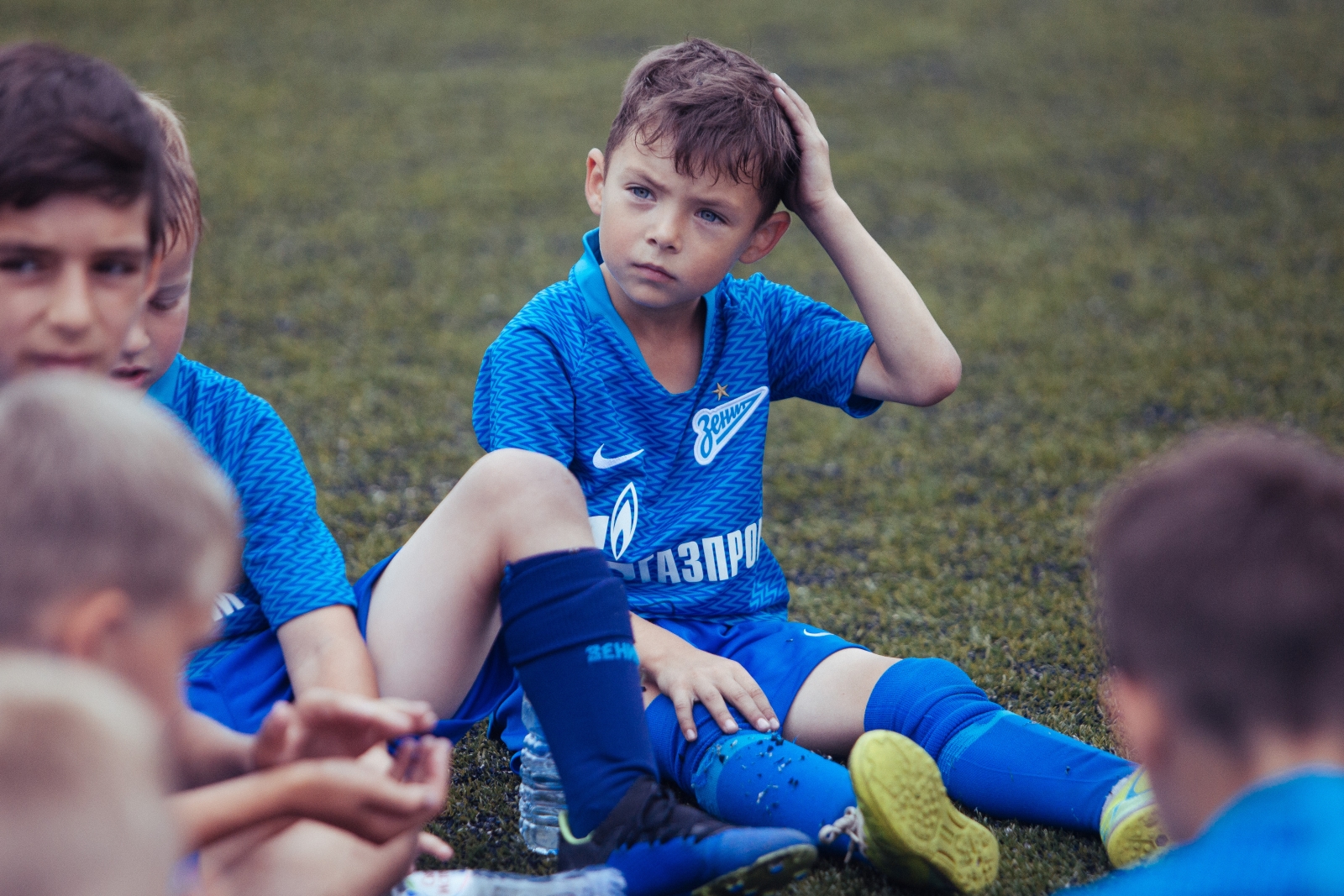 «Большой фестиваль футбола»: тренировка детей из тренировочного лагеря Академии, завершение тренировочных сборов