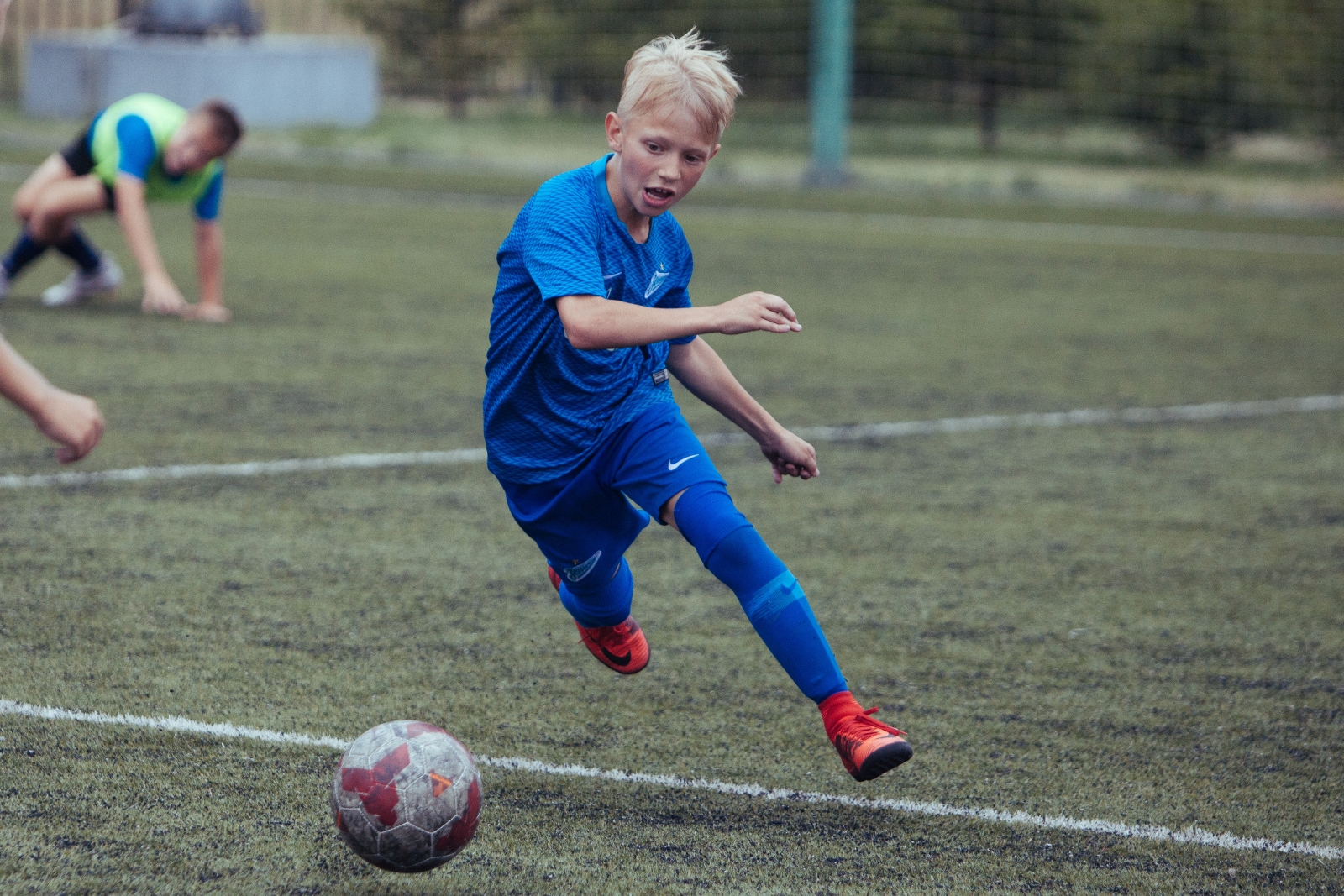 «Большой фестиваль футбола»: тренировка детей из тренировочного лагеря Академии, завершение тренировочных сборов