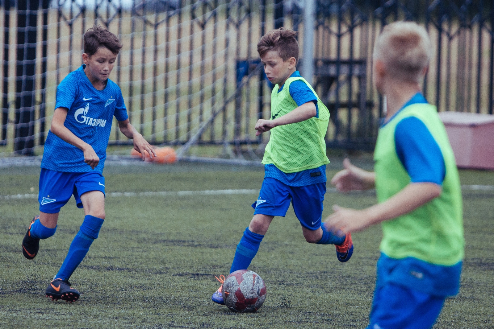 «Большой фестиваль футбола»: тренировка детей из тренировочного лагеря Академии, завершение тренировочных сборов