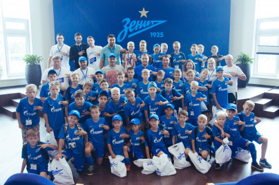 «Большой фестиваль футбола»: тренировка детей из тренировочного лагеря Академии, завершение тренировочных сборов